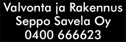 Valvonta ja Rakennus Seppo Savela Oy logo